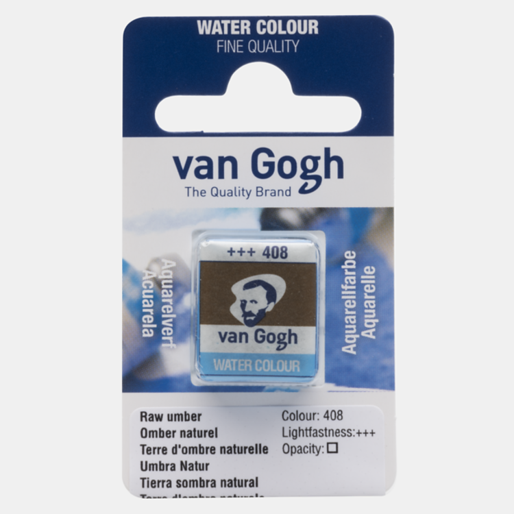 Van Gogh 408 aquarelverf napje - omber naturel