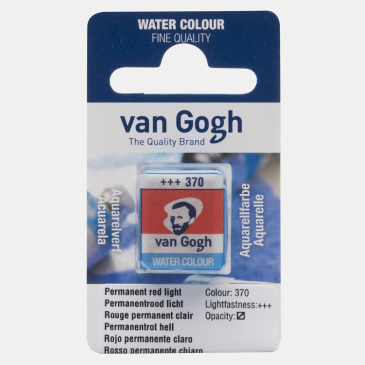 Van Gogh 370 aquarelverf napje - permanentrood licht