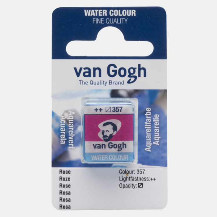 Van Gogh 357 aquarel napje - roze