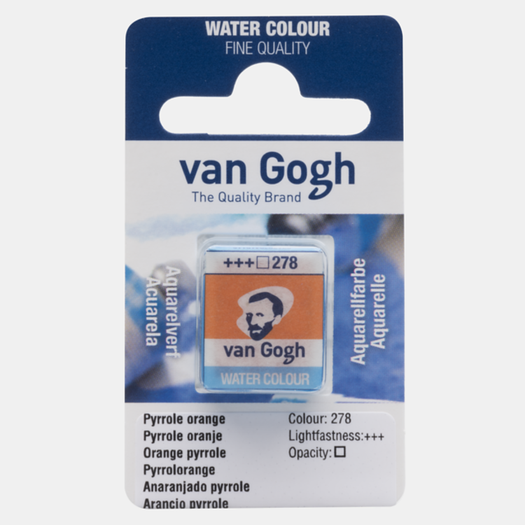 Van Gogh 278 aquarelverf napje - pyrrole oranje