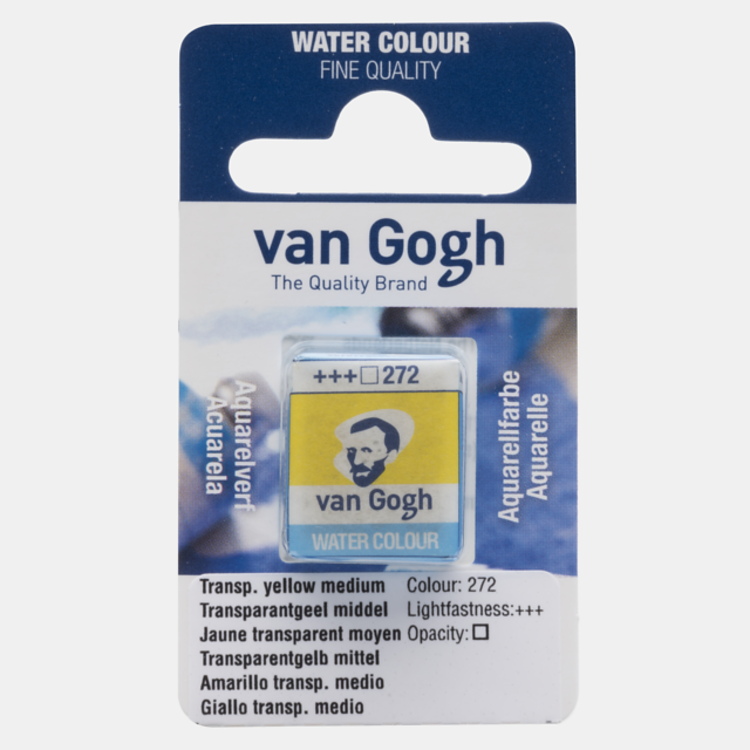 Van Gogh 272 aquarel napje - transparantgeel middel