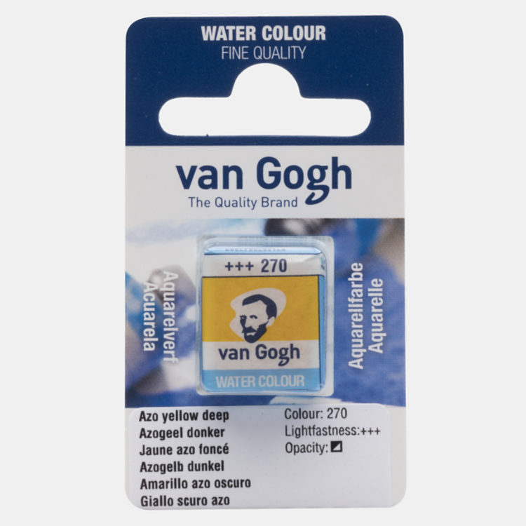 Van Gogh 270 aquarelverf napje - azogeel donker