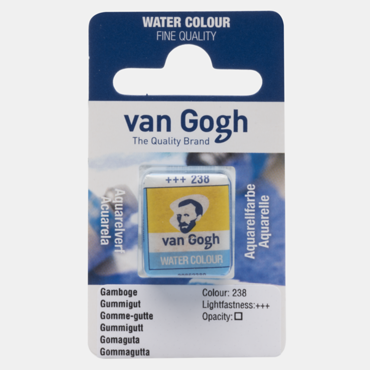 Van Gogh 238 aquarelverf napje - gummigut