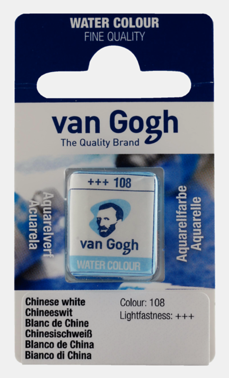 Van Gogh 108 aquarel napje - Chineeswit