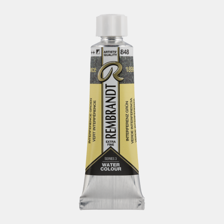 Rembrandt 848 aquarelverf 10ml interference groen