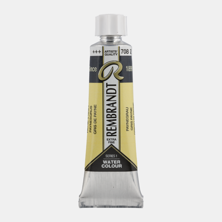 Rembrandt 708 aquarelverf 10ml paynes grijs