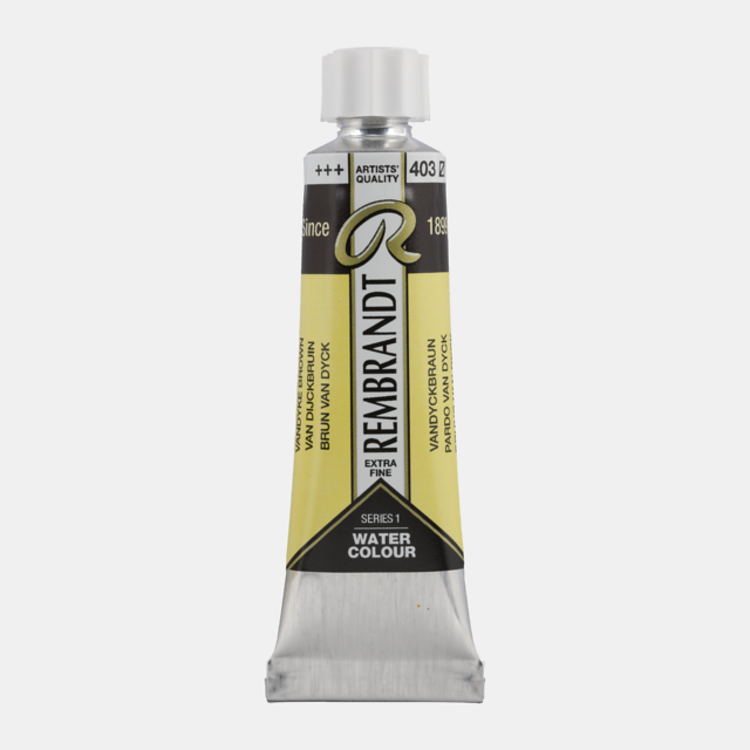Rembrandt 403 aquarelverf 10ml van Dijckbruin