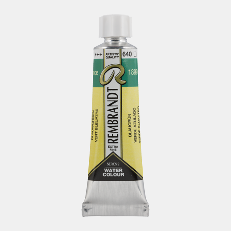 Rembrandt 640 aquarelverf 10ml blauwgroen