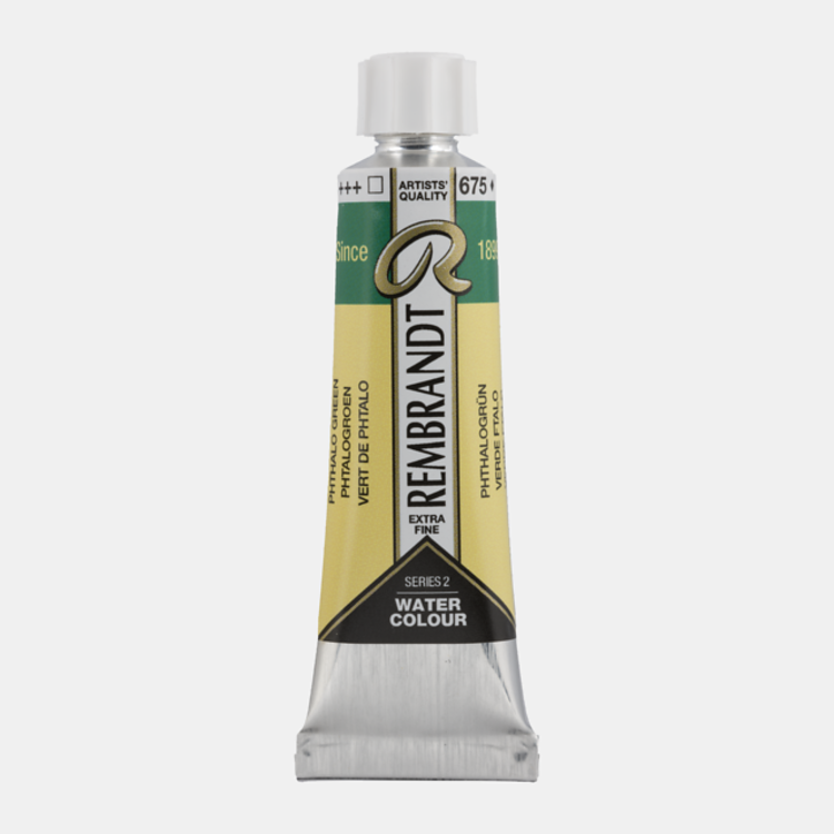 Rembrandt 675 aquarelverf 10ml pht groen