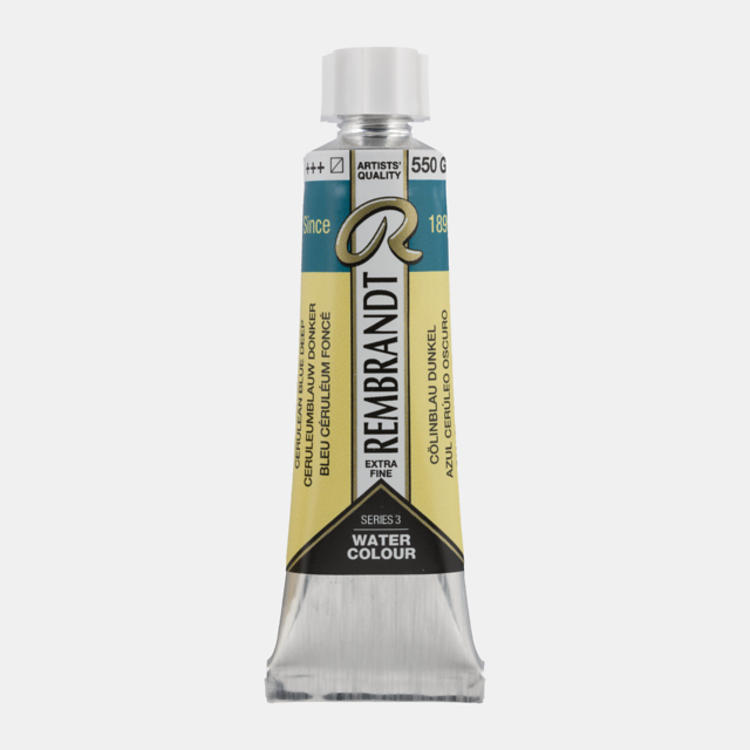 Rembrandt 550 aquarelverf 10ml ceruleum blauw donker
