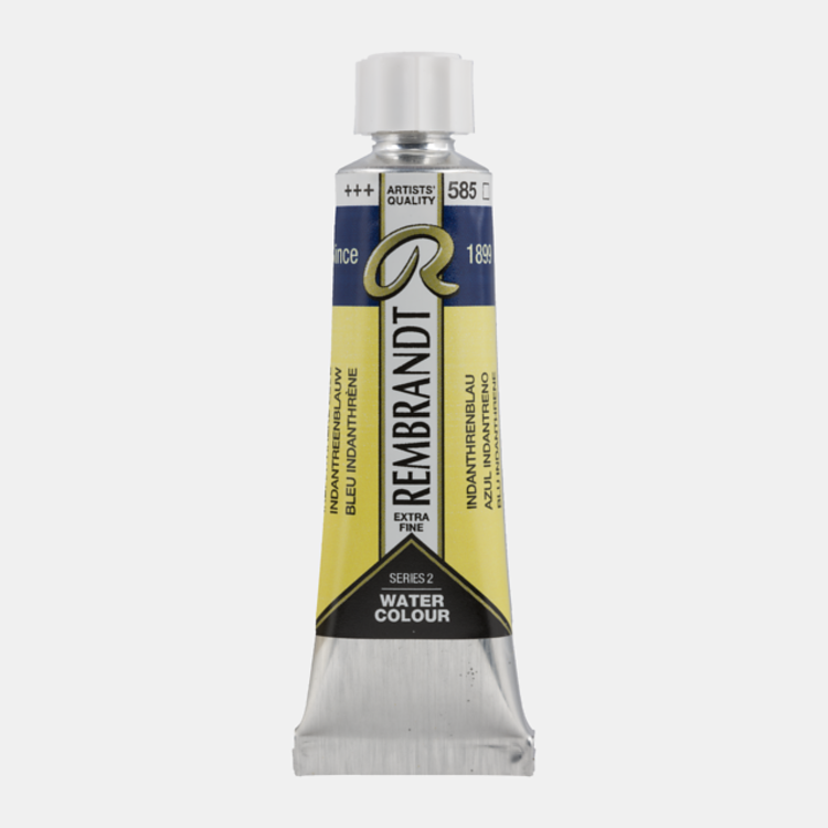 Rembrandt 585 aquarelverf 10ml indantreenblauw