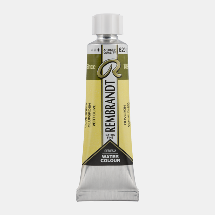 Rembrandt 620 aquarelverf 10ml olijfgroen