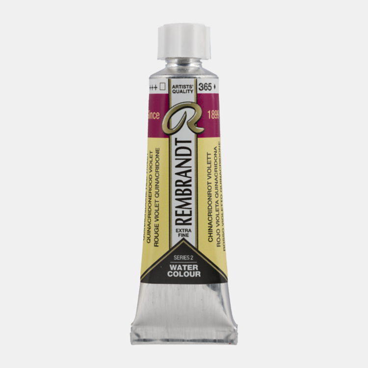 Rembrandt 365 aquarelverf tube 10ml - quinacridone rood violet