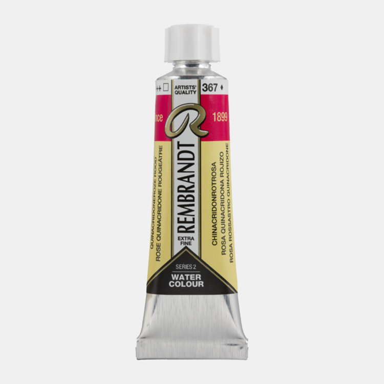 Rembrandt 367 aquarelverf tube 10ml - quinacridone rozerood