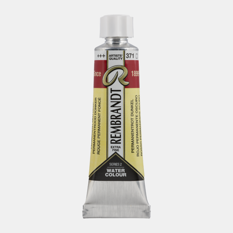 Rembrandt 371 aquarelverf 10ml permanent rood donker