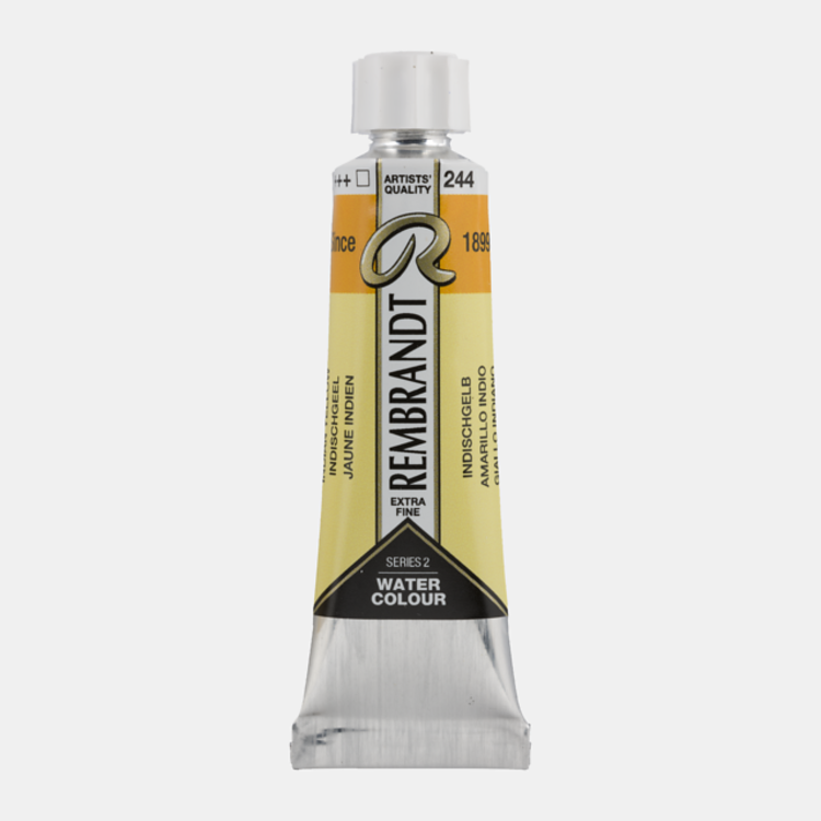 Rembrandt 244 aquarelverf tube 10ml - Indischgeel