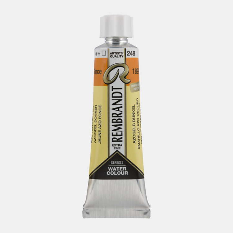 Rembrandt 248 aquarelverf 10ml azogeel donker