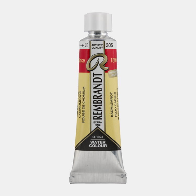 Rembrandt 305 aquarelverf tube 10ml - cadmium rood