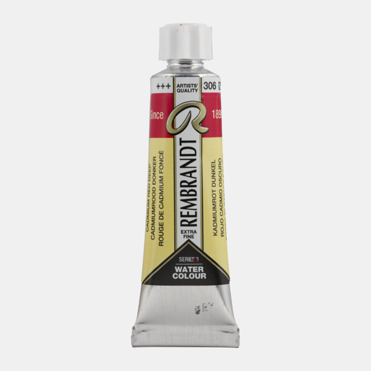 Rembrandt 306 aquarelverf 10ml cadmium rood donker