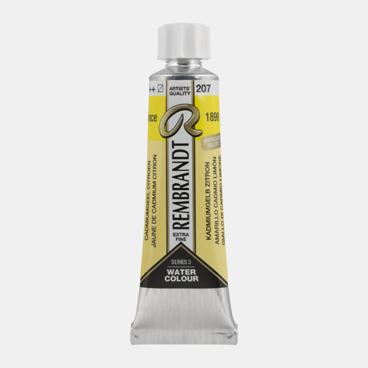 Rembrandt 207 aquarelverf 10ml cadmium citroengeel