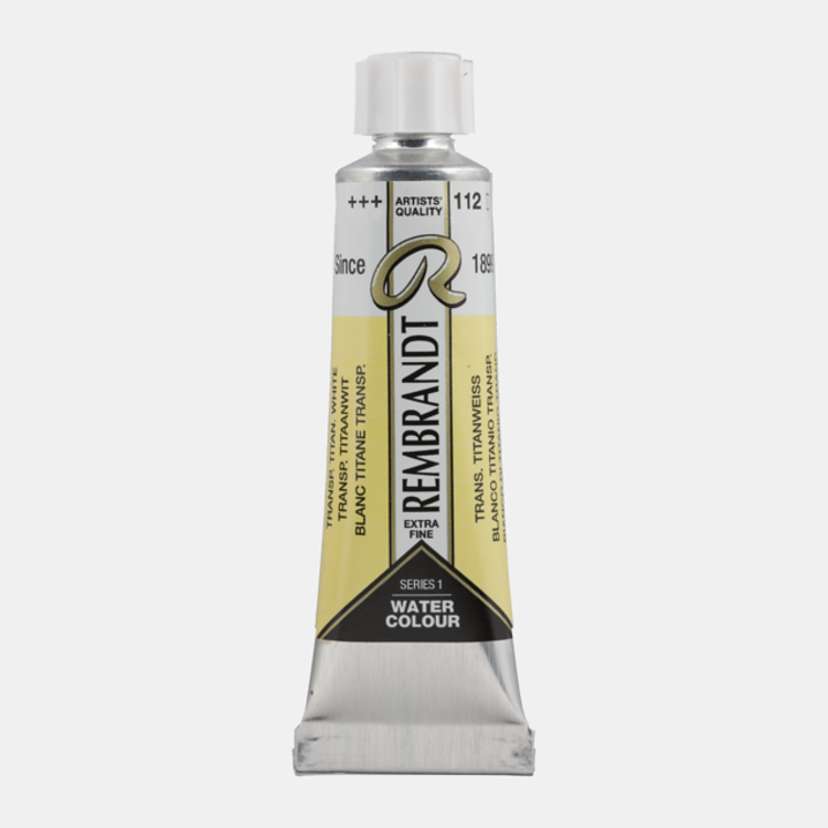 Rembrandt 112 aquarelverf 10ml transparant titaan wit