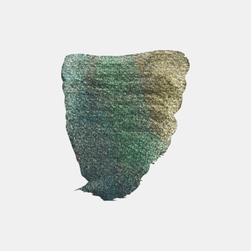 Rembrandt 863 blauw groen goud - napje aquarel