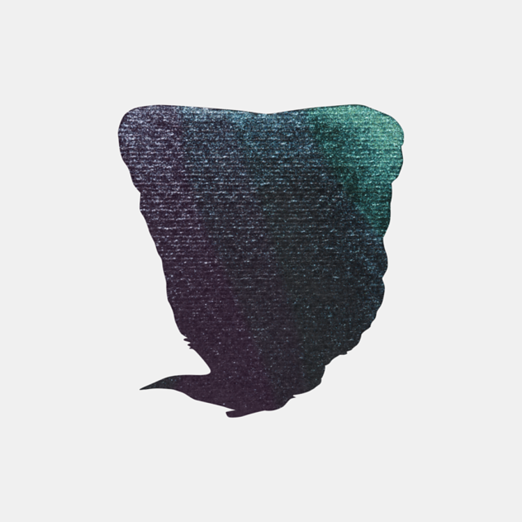 Rembrandt 862 aquarel napje - kameleon violet blauw groen