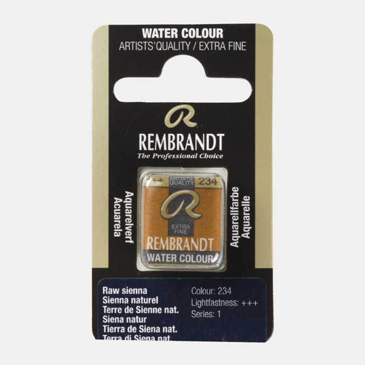 Rembrandt 234 aquarel napje - sienna naturel