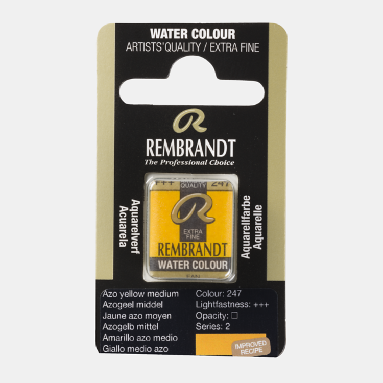 Rembrandt 247 aquarelverf napje azogeel middel