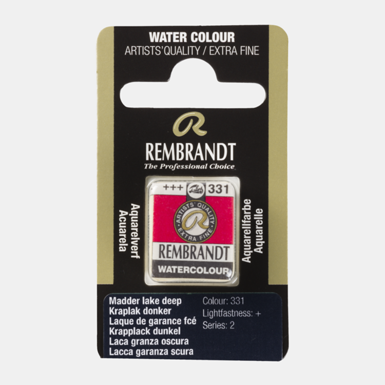 Rembrandt 331 aquarel napje - kraplak donker