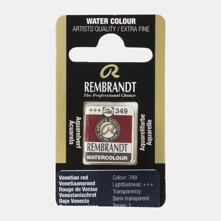 Rembrandt 349 aquarelverf napje Venitiaans rood