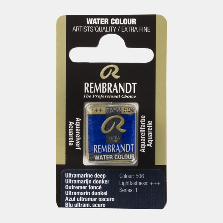 Rembrandt 503 aquarelverf napje frans ultramarijn