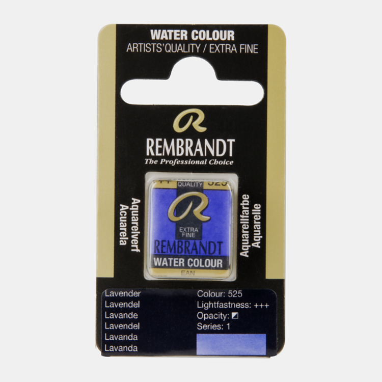 Rembrandt 525 aquarel napje - lavendel