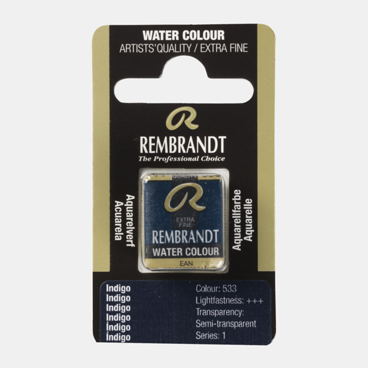 Rembrandt 533 aquarelverf napje indigo
