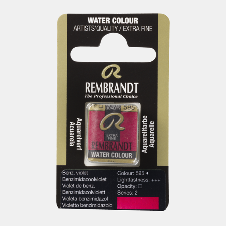 Rembrandt 595 aquarelverf napje benz violet