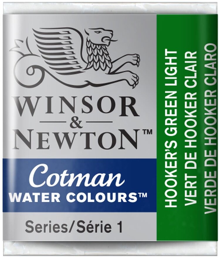Cotman Water Colours 314 aquarel napje - Hookers green light
