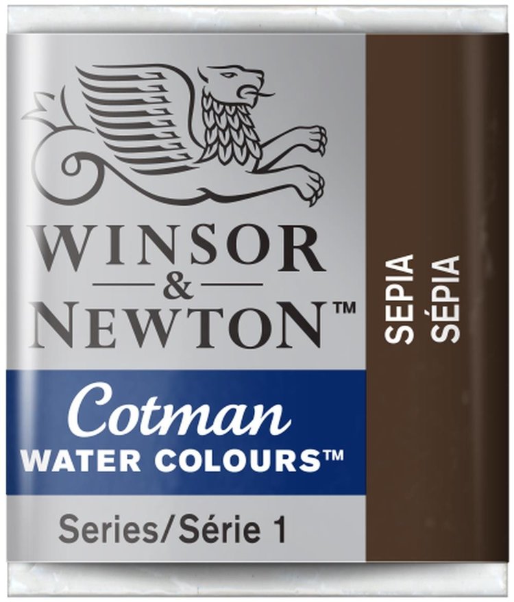 Cotman Water Colours 609 aquarel napje - sepia