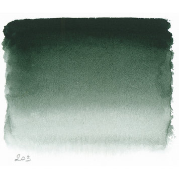 Sennelier 203 omber groenachtig - napje aquarel