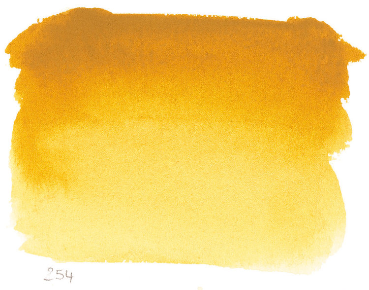 Sennelier 254 aquarelverf napje - gele oker licht