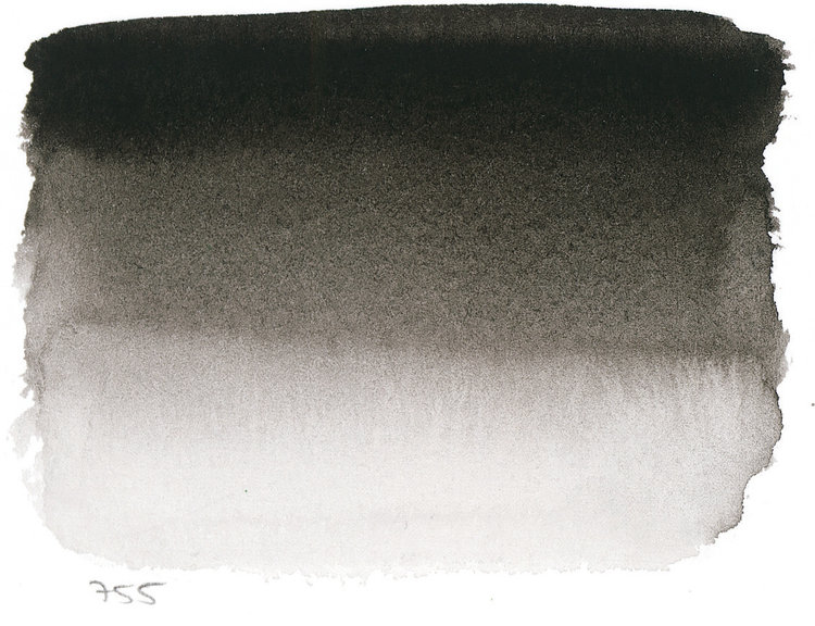 Sennelier 755 aquarelverf napje - ivoorzwart