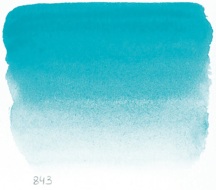 Sennelier 843 aquarelverf napje - turquoisegroen
