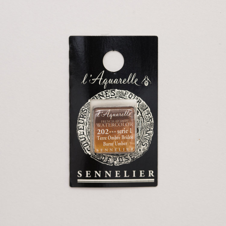 Sennelier 202 aquarelverf napje - omber gebrand