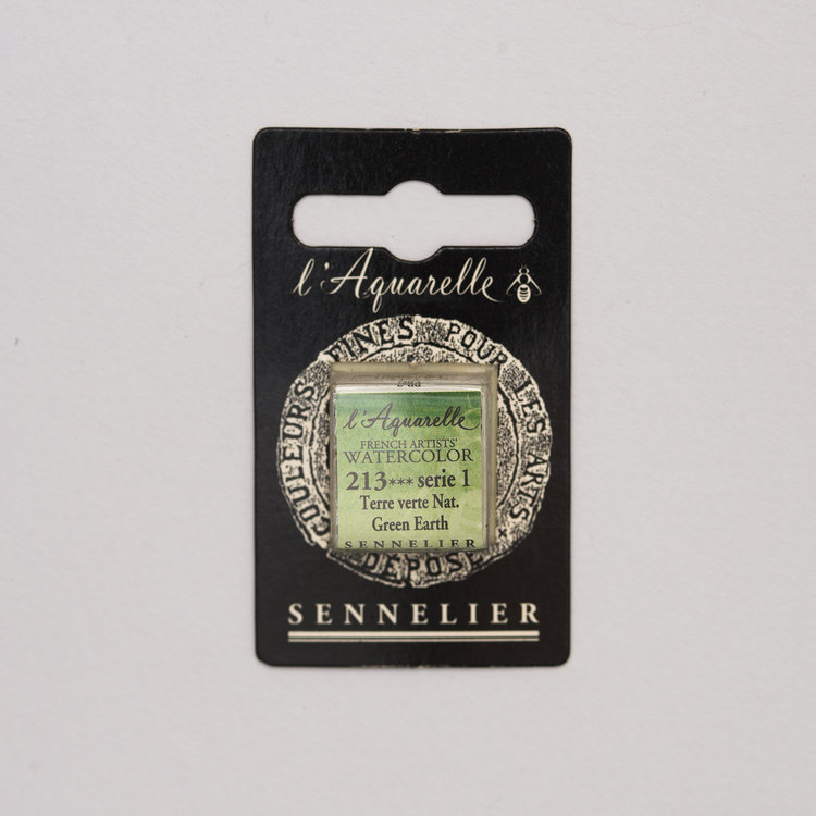 Sennelier 213 aquarelverf napje - groene aarde