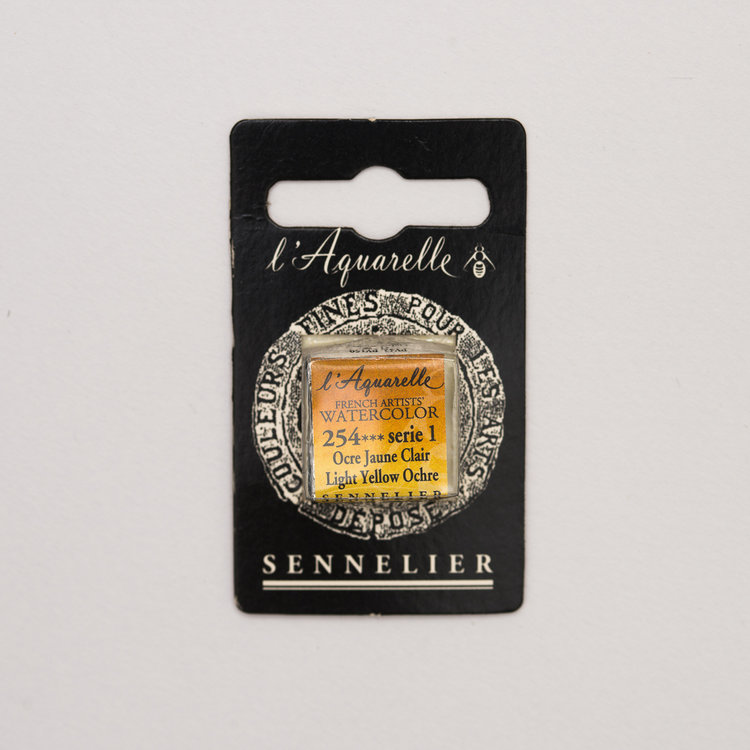 Sennelier 254 aquarelverf napje - gele oker licht