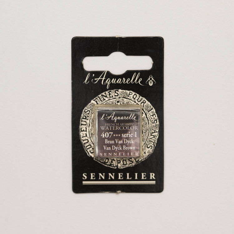 Sennelier 407 aquarelverf napje - van Dijckbruin