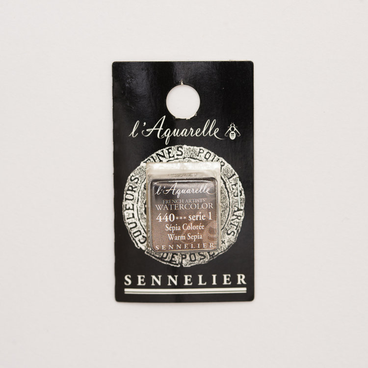 Sennelier 440 aquarelverf napje - gekleurd sepia