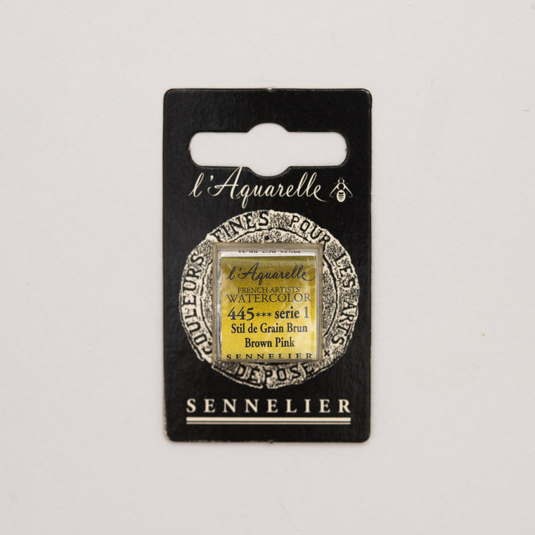 Sennelier 445 aquarelverf napje - stil de grain bruin