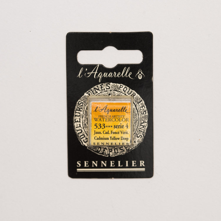 Sennelier 533 aquarelverf napje - cadmiumgeel donker