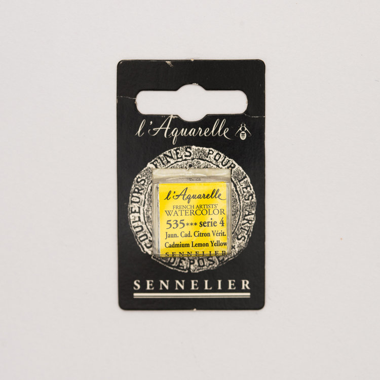 Sennelier 535 aquarelverf napje - cadmiumgeel citroen