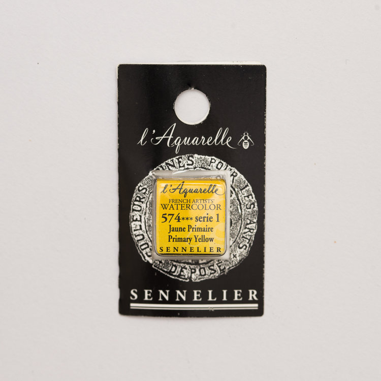 Sennelier 574 aquarelverf napje - primair geel